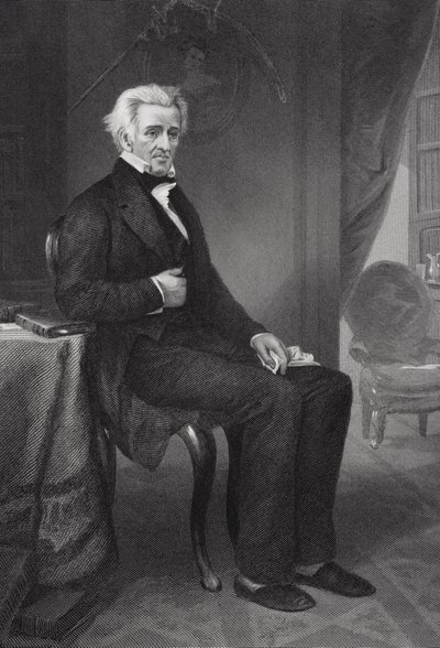 Andrew Jackson (1767-1845) 7. Präsident der Vereinigten Staaten von Alonzo Chappel